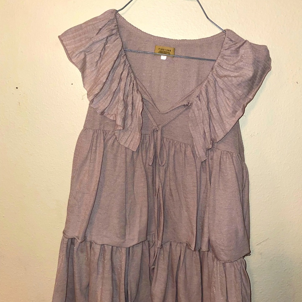 Sleeveless Tiered Top